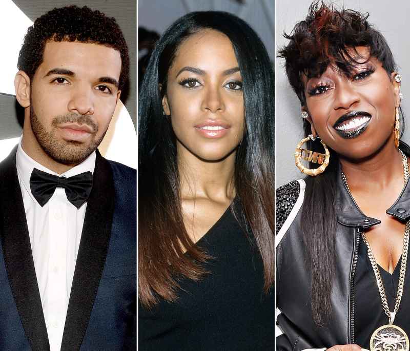 Drake, Aaliyah and Missy Elliott