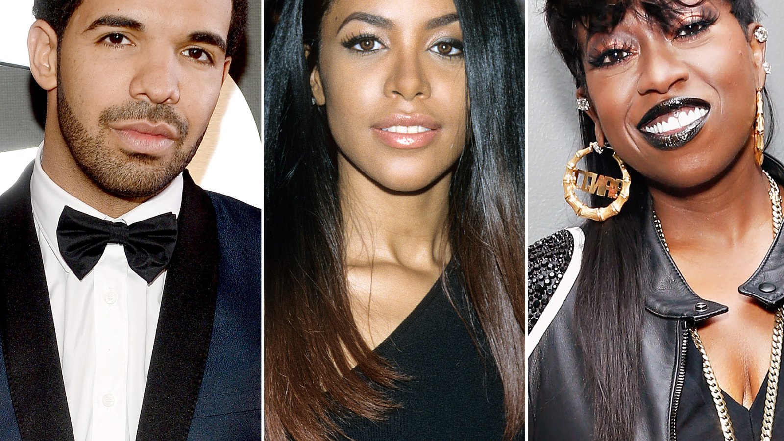 Drake, Aaliyah and Missy Elliott