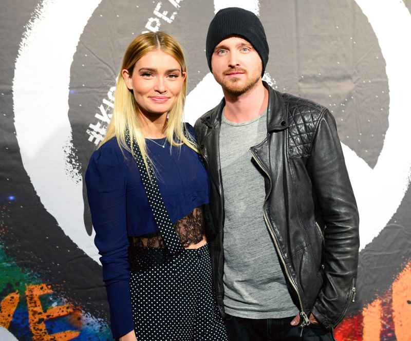 Lauren Parsekian and Aaron Paul