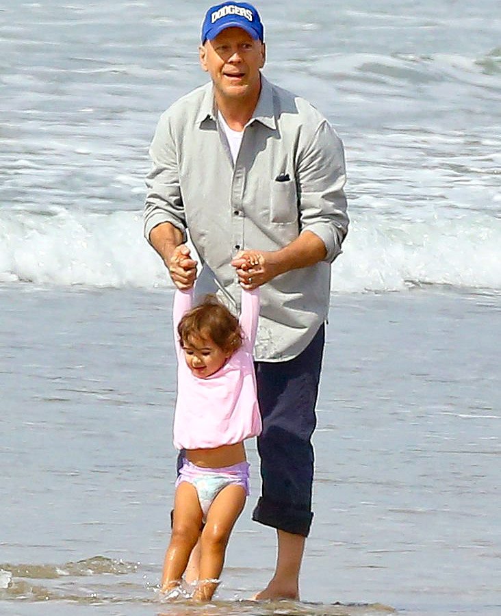 Bruce Willis was spotted in Malibu with daughter Mabel on Feb. 22