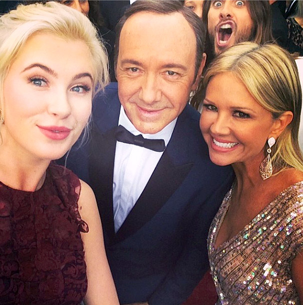 Ireland Baldwin, Kevin Spacey, Jared Leto and Nancy O'Dell