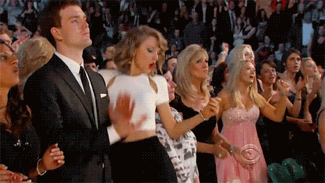 Taylor Swift dancing at the 2014 ACMs