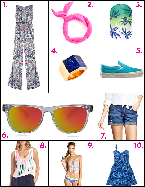 Products to bring to Coachella 2014