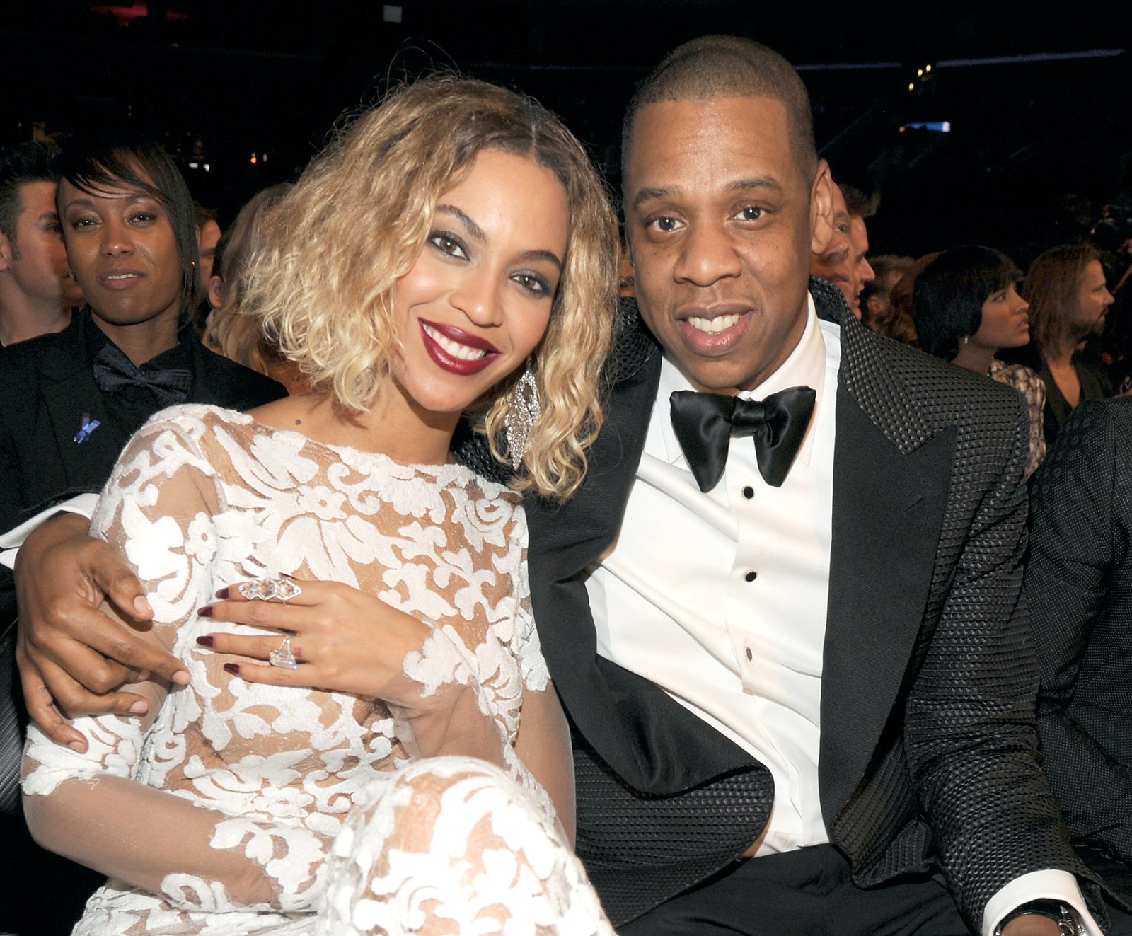 Beyonce and Jay-Z at the 56th GRAMMY Awards on Jan. 26, 2014