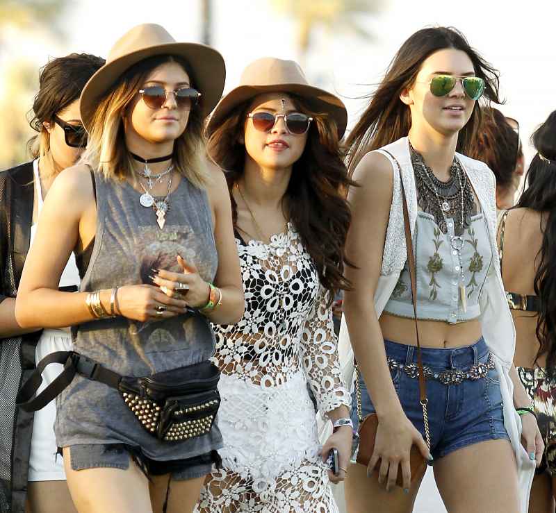 Kylie Jenner, Selena Gomez and Kendall Jenner