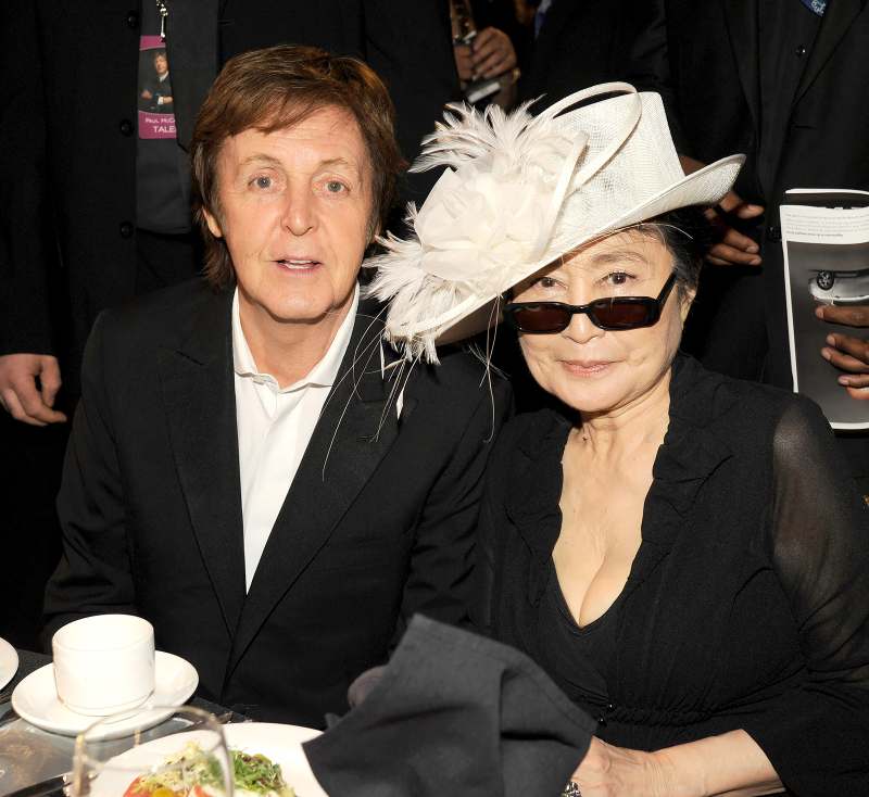 Paul McCartney and Yoko Ono