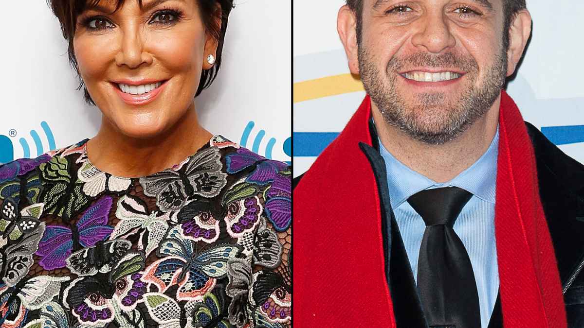 Kris Jenner and Adam Richman