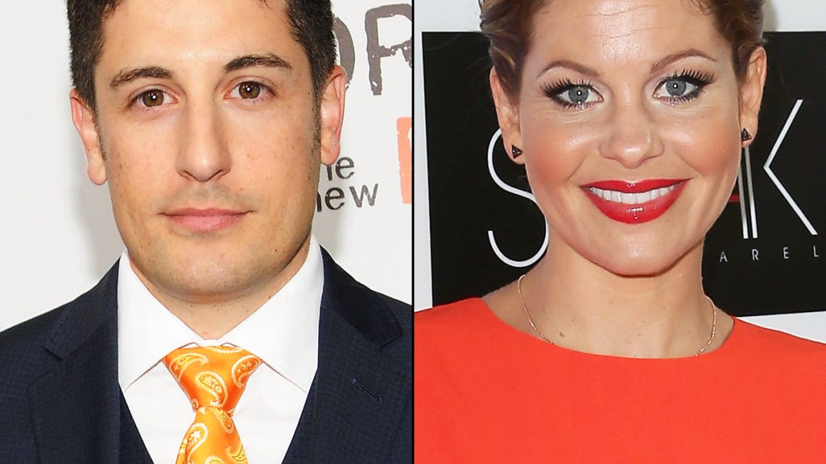 Jason Biggs and Candace Cameron-Bure