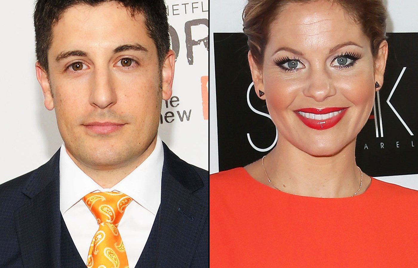 Jason Biggs and Candace Cameron-Bure