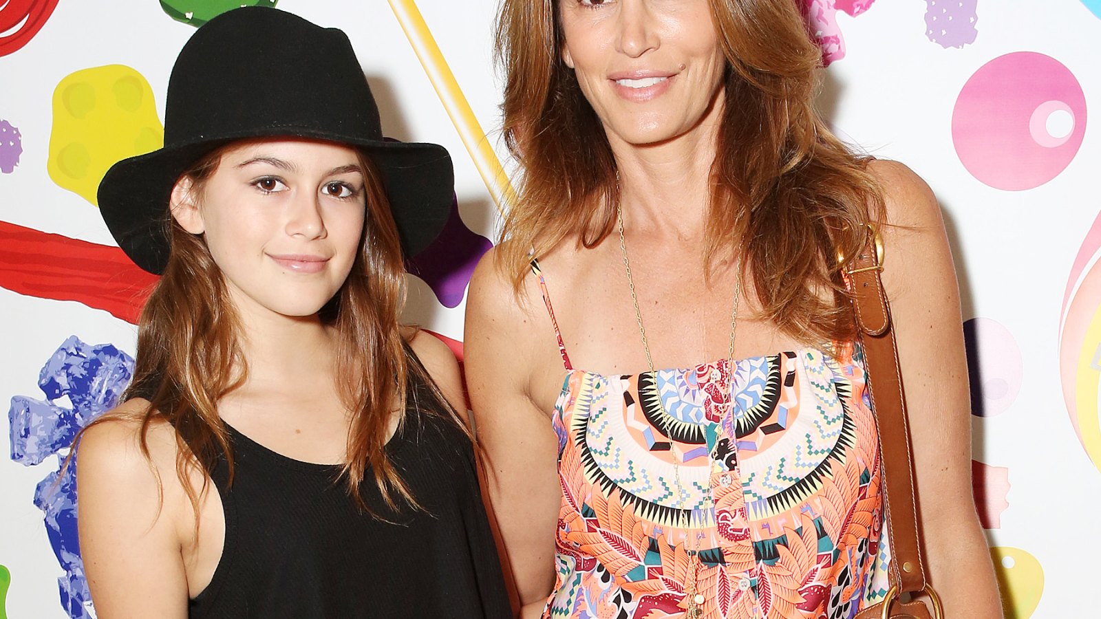 Cindy Crawford and daughter Kaia on May 17, 2014