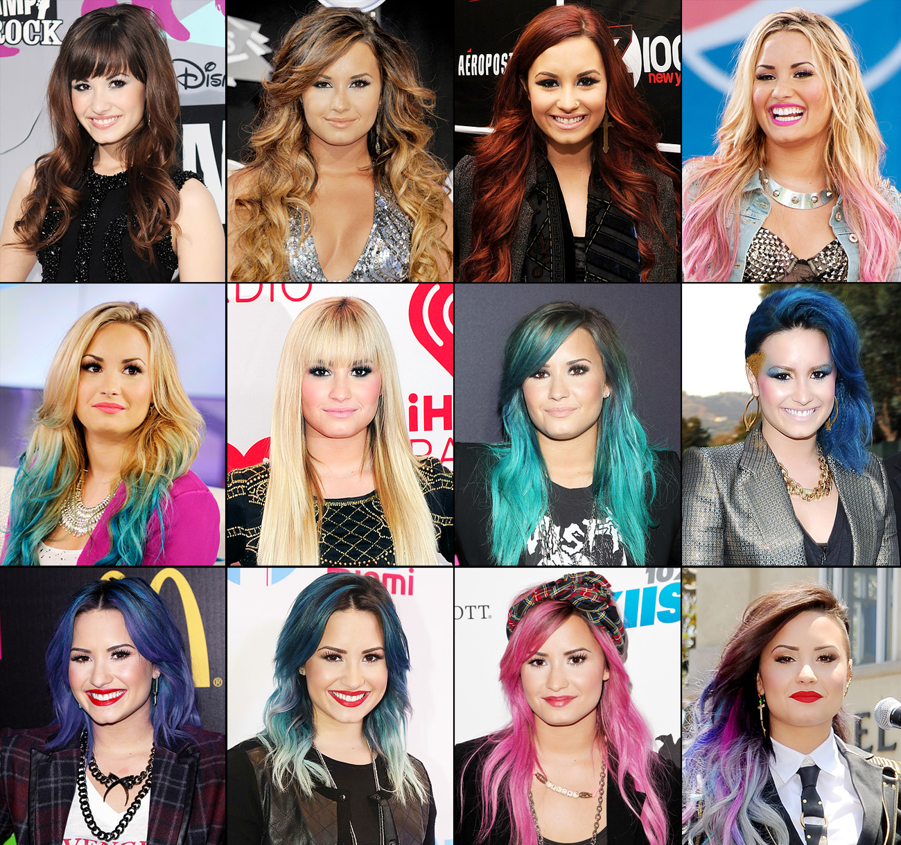 Demi Lovato S Ever Changing Hair Color Us Weekly
