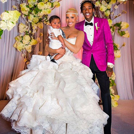 Amber Rose and Wiz Khalifa
