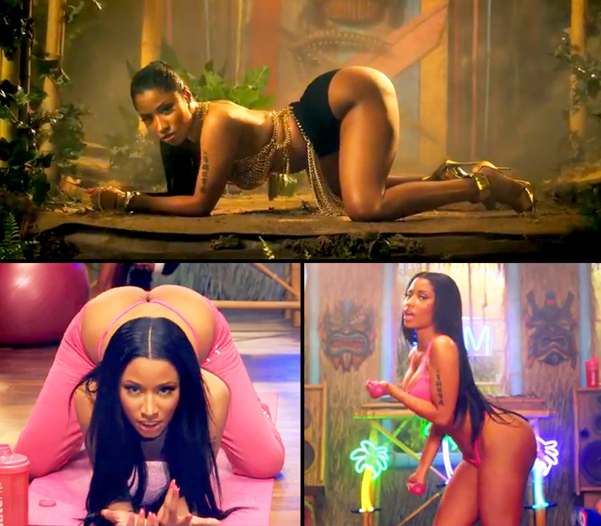 Nicki Minaj Hot Big Tits - Best Celebrity Butts of All Time