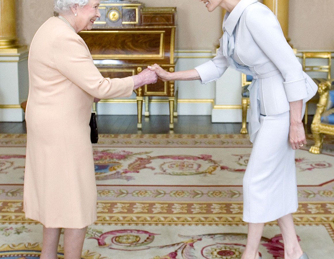 Angelina Jolie and Queen Elizabeth