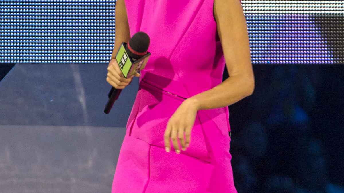 Selena Gomez hosts "We Day Vancouver" at Rogers Arena on Oct. 22, 2014