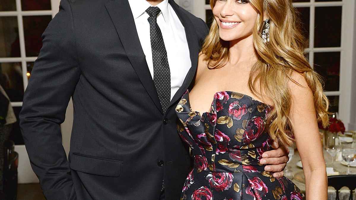 Joe Manganiello and Sofia Vergara at a celebratory dinner on Nov. 12.