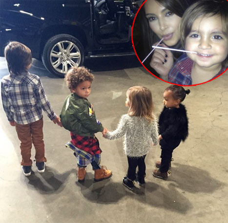 Kim Kardashian Takes Mason to Birthday Show as Kourtney Gives Birth ...