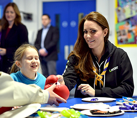 Kate Middleton at the 23rd Poplar Beaver Scout Colony on Dec. 16.