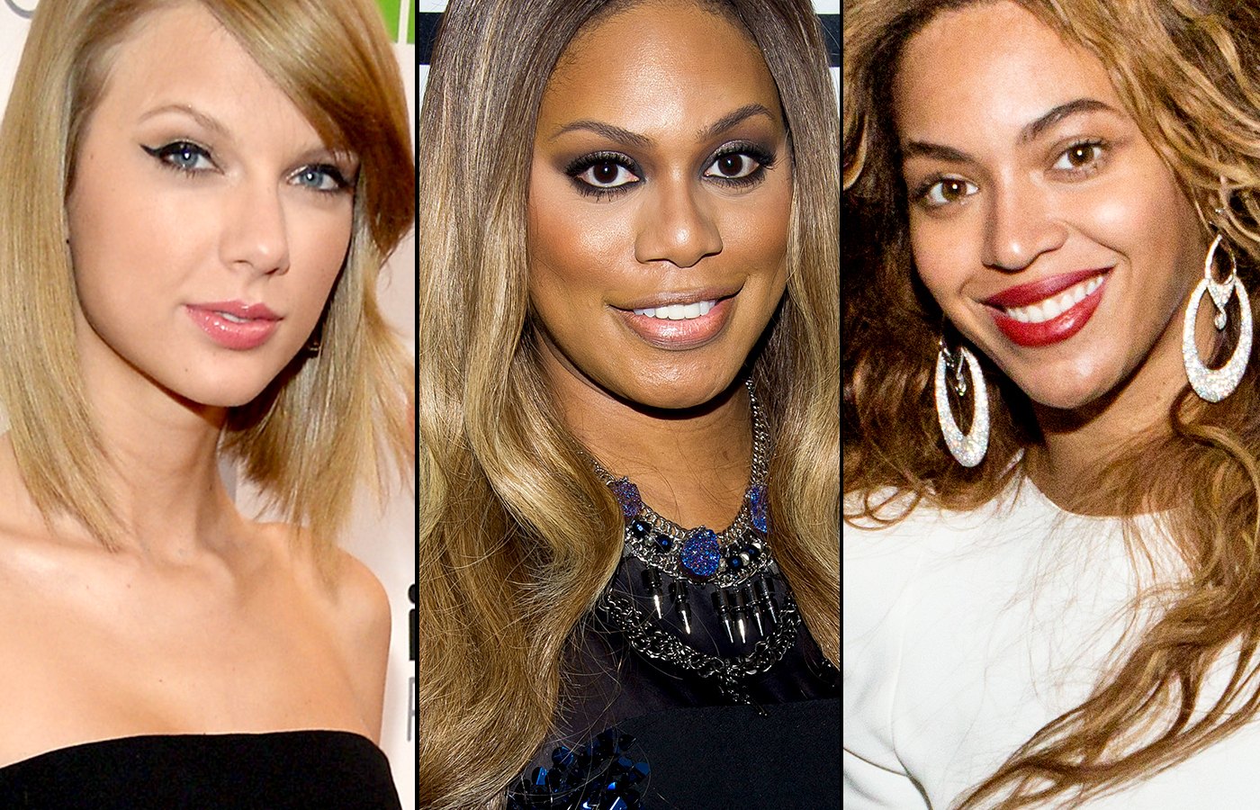 Taylor Swift, Laverne Cox, and Beyonce