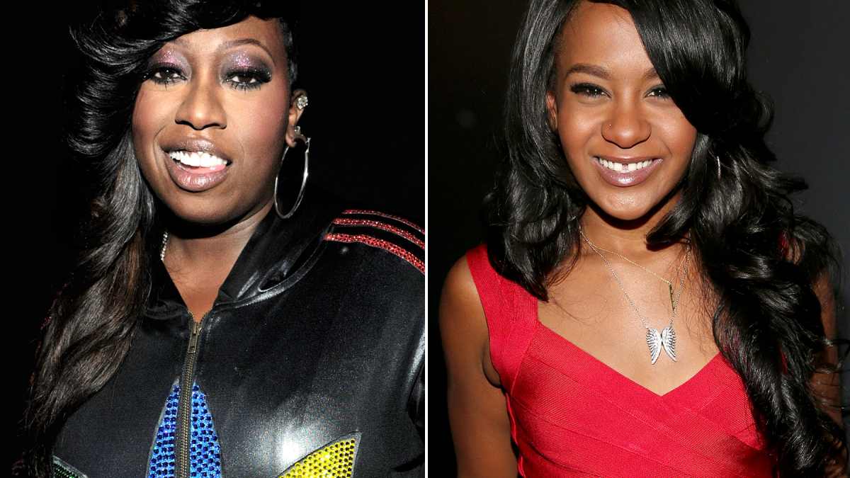 Missy Elliot and Bobbi Kristina Brown