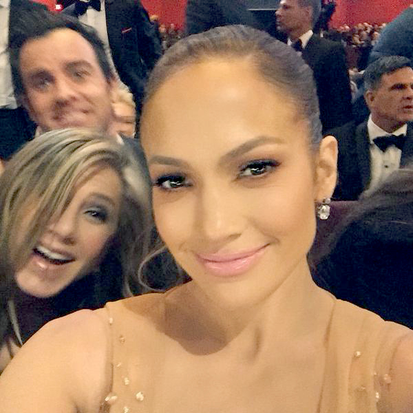Jennifer Aniston, Justin Theroux and Jennifer Lopez