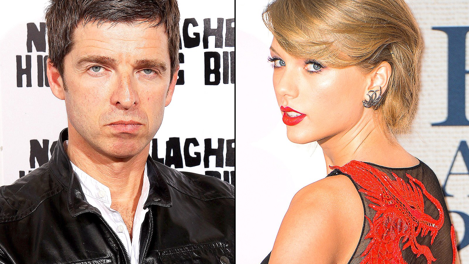 Noel Gallagher and Taylor swift