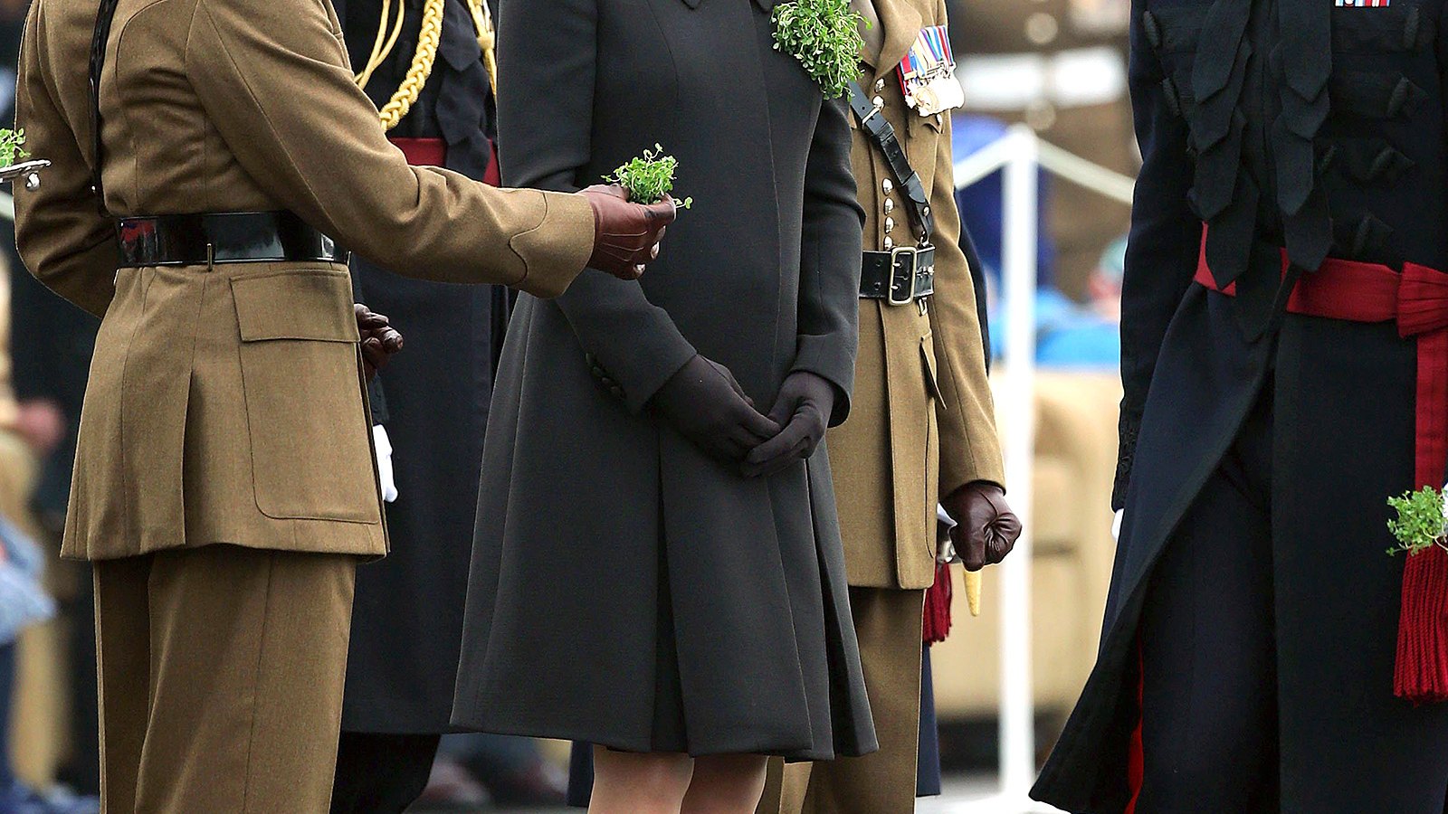 Kate Middleton at the St. Patrick's Day Parade on March 17, 2015.