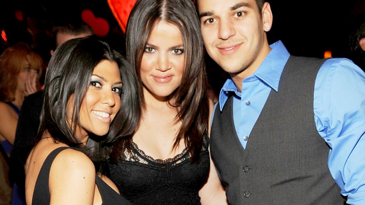 Kourtney Kardashian, Khloe Kardashian and Rob Kardashian