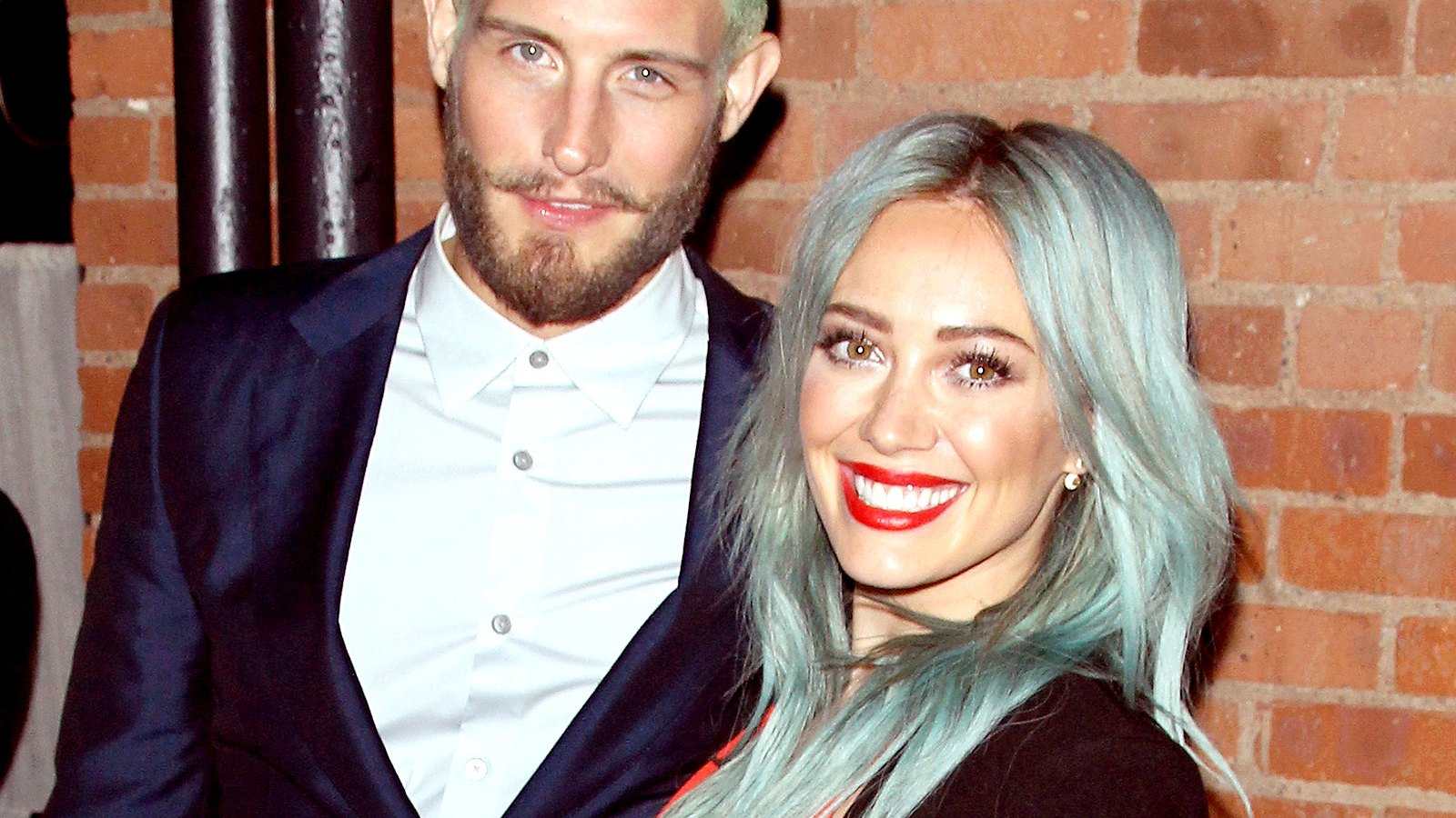 Nico Tortorella and Hilary Duff at TV Land's Younger premiere in NYC.
