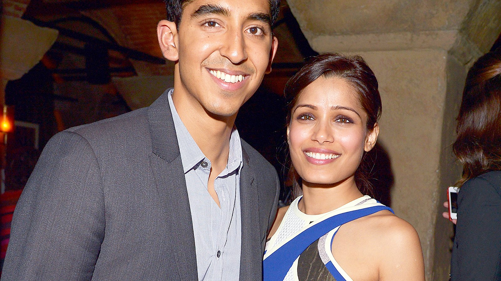 Dev Patel and Freida Pinto