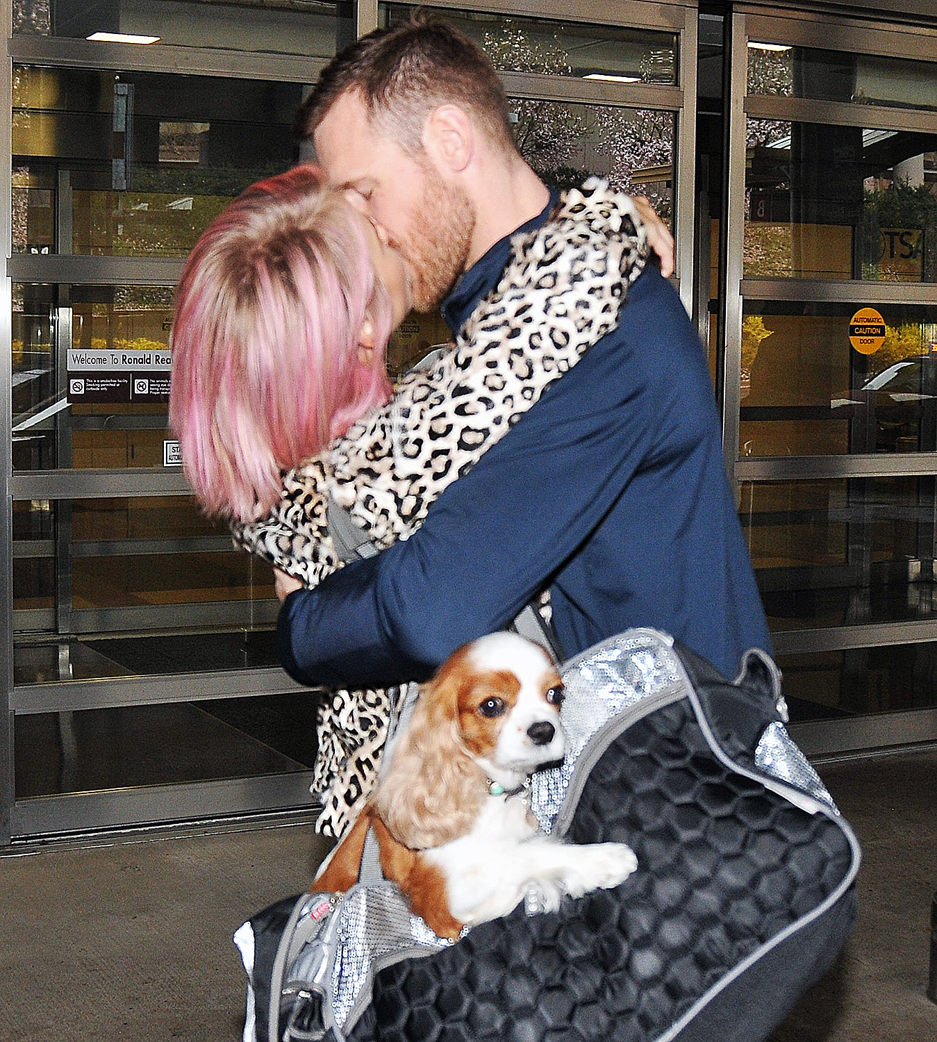 Julianne Hough, Boyfriend Brooks Laich Kiss Passionately at Airport