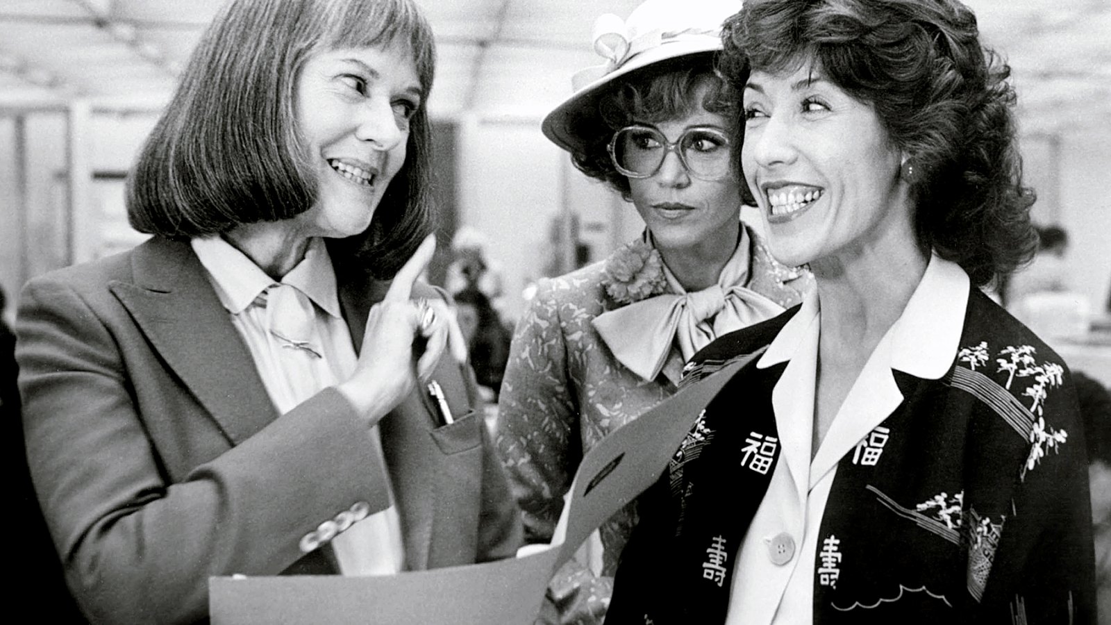 Elizabeth Wilson, Jane Fonda and Lily Tomlin