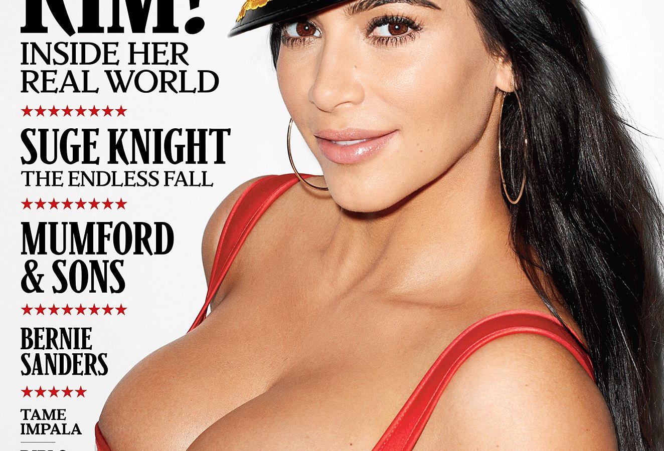 Kim Kardashian on the cover of Rolling Stone