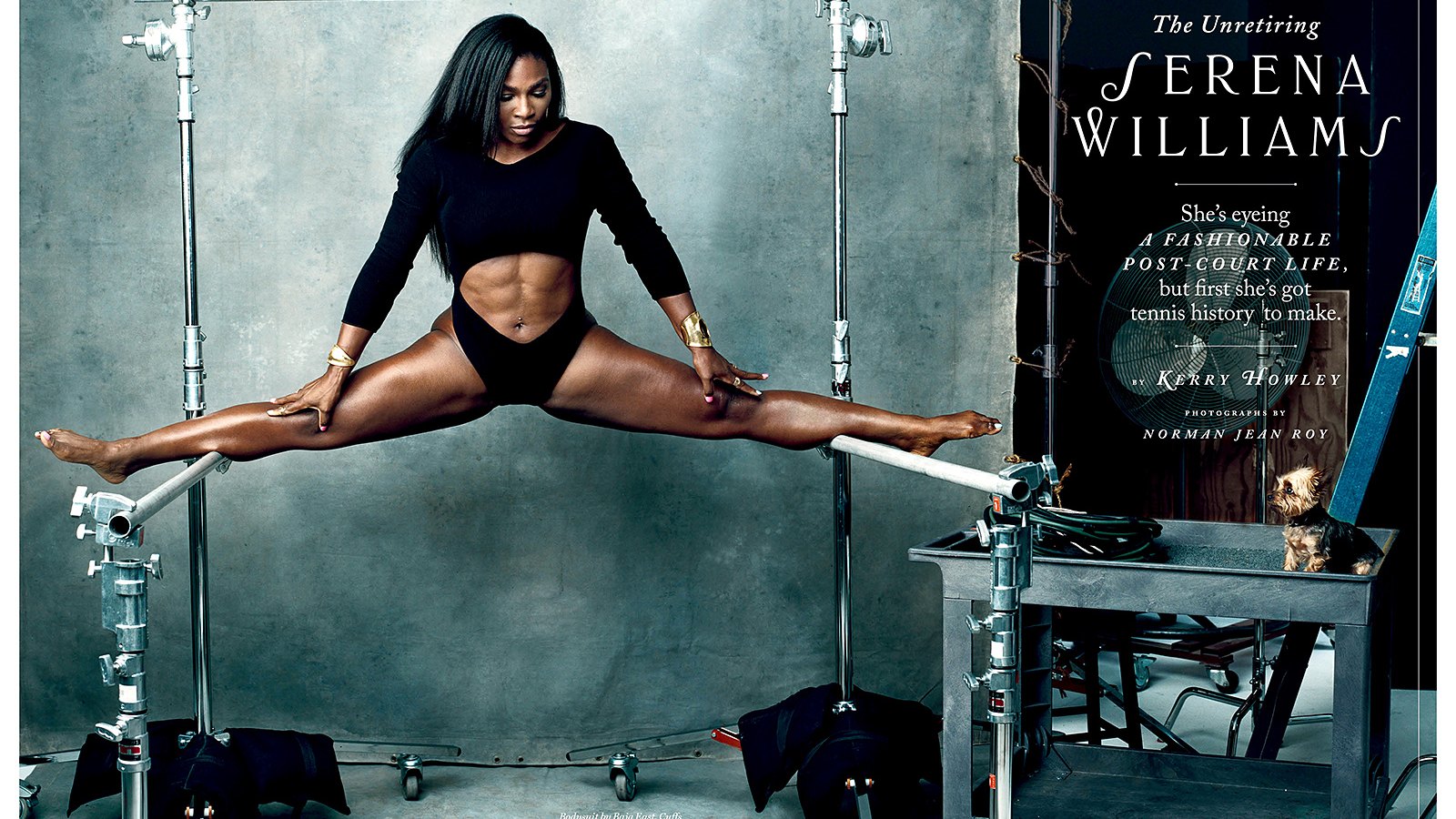 Serena Williams Showcases Her Insane Ab Muscles in Cutout Bodysuit