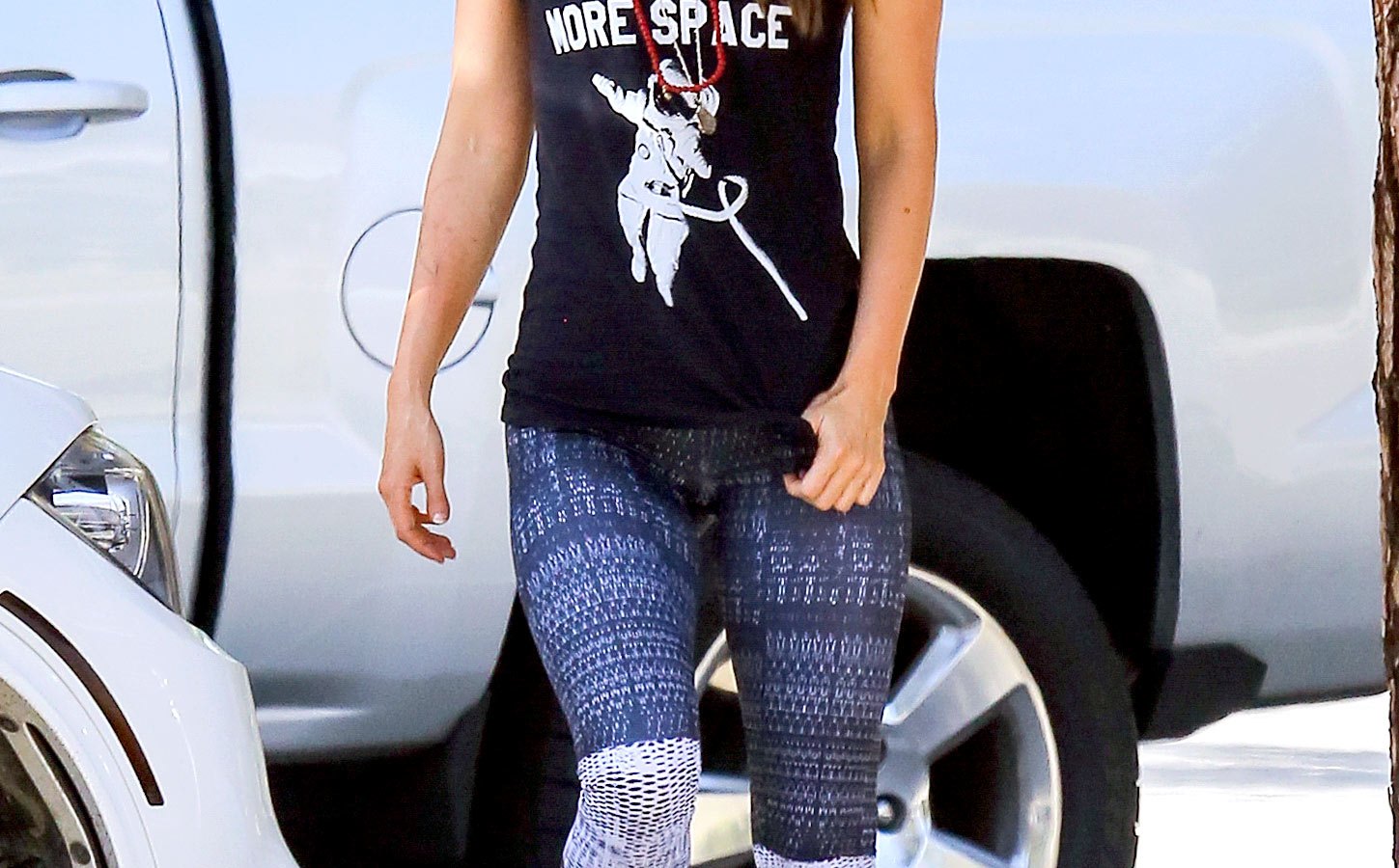 Megan Fox wears an "I Need More Space" t-shirt in Los Feliz