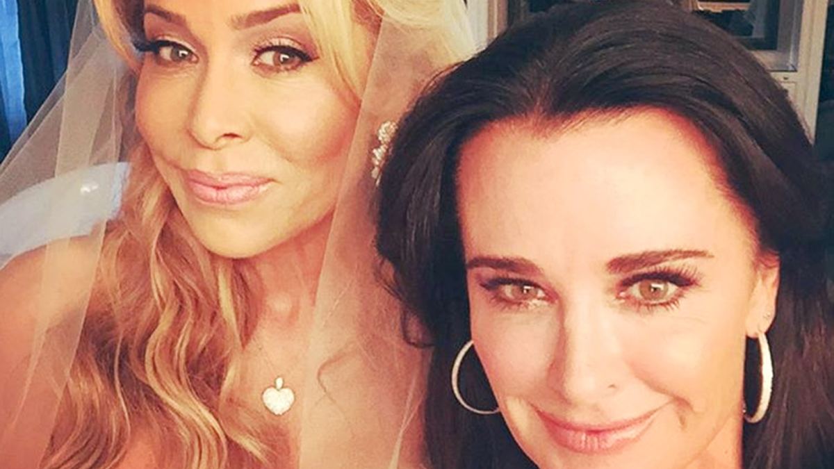 Faye Resnick and Kyle Richards