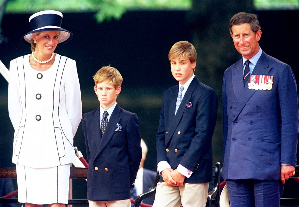 Prince Charle, Princess Diana, Prince Harry and Prince William