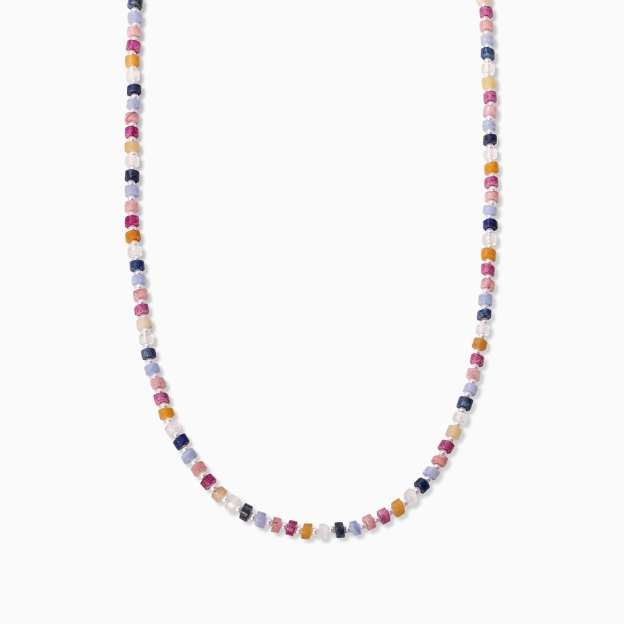 Uncommon James COLOR BEAD AND RAINBOW NECKLACE