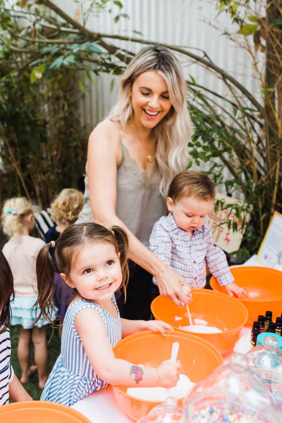 Ali Fedotowsky and kids
