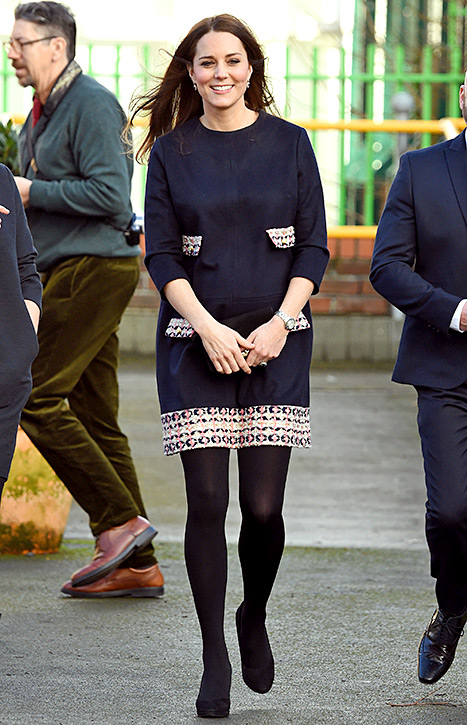 Kate Middleton - Navy Dress