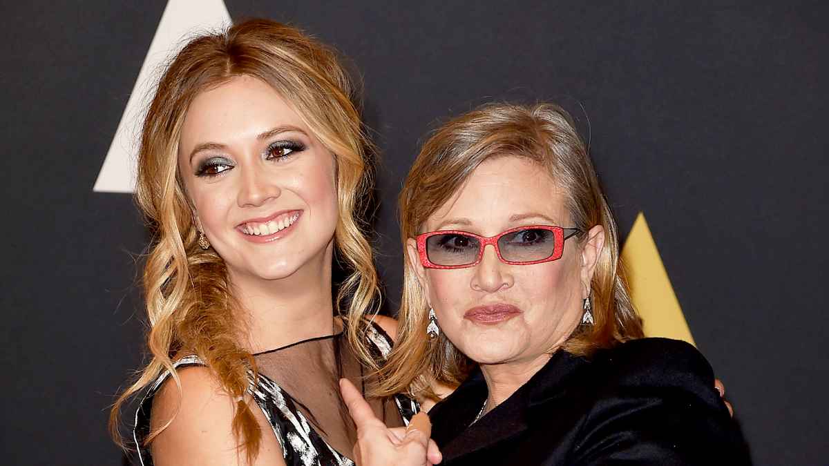 Carrie Fisher and Billie Catherine Lourd attend the Academy of Motion Picture Arts and Sciences' 7th annual Governors Awards at The Ray Dolby Ballroom at Hollywood & Highland Center on November 14, 2015 in Hollywood, California.