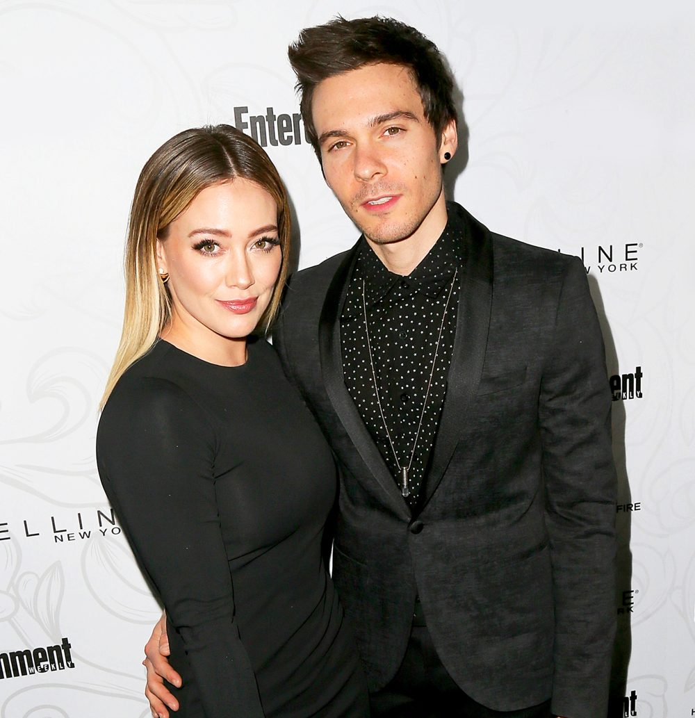 Hilary Duff and Matthew Koma arrive at the Entertainment Weekly celebration honoring nominees for The Screen Actors Guild Awards at the Chateau Marmont on January 28, 2017 in Los Angeles, California.