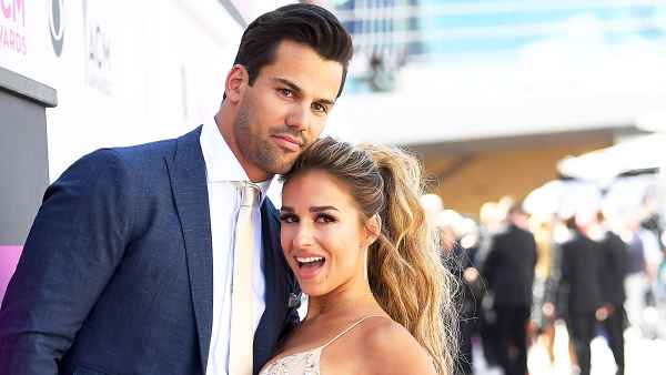 Eric Decker and Jessie James Decker attend the 52nd Academy Of Country Music Awards at T-Mobile Arena on April 2, 2017 in Las Vegas, Nevada.