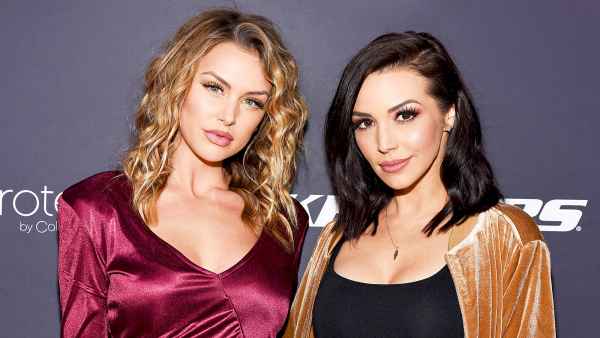 Lala Kent and Scheana Marie attend Star Magazine's Hollywood Rocks event at 1OAK on April 6, 2017 in West Hollywood, California.