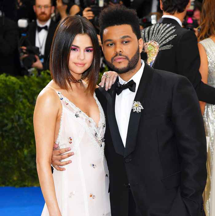 Selena Gomez and The Weeknd attend "Rei Kawakubo/Comme des Garcons: Art Of The In-Between" Costume Institute Gala at Metropolitan Museum of Art on May 1, 2017 in New York City.