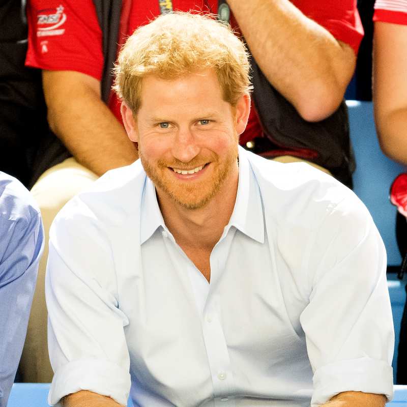 Prince Harry watches the wheelchair basketball on day 7 of the Invictus Games Toronto 2017 on September 29, 2017 in Toronto, Canada.