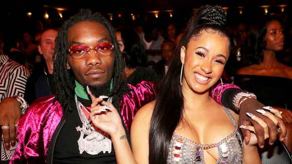 Offset and Cardi B attend the 2017 BET Hip Hop Awards on October 6, 2017 in Miami Beach, Florida.