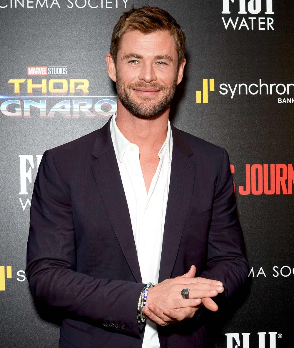 Chris Hemsworth attends a screening of Marvel Studios' "Thor: Ragnarok" at the Whitby Hotel on October 30, 2017 in New York City.