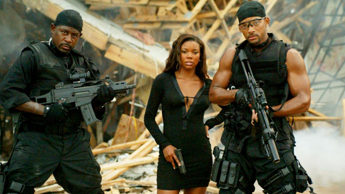 Gabrielle Union, Martin Lawrence and Will Smith in ‘Bad Boys II’