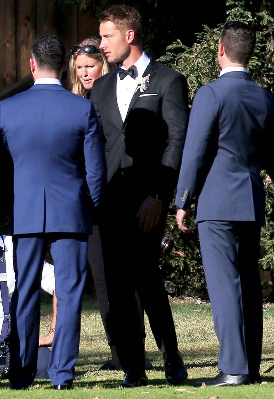 Justin Hartley ties the knot with Chrishell Stause on October 28, 2017.